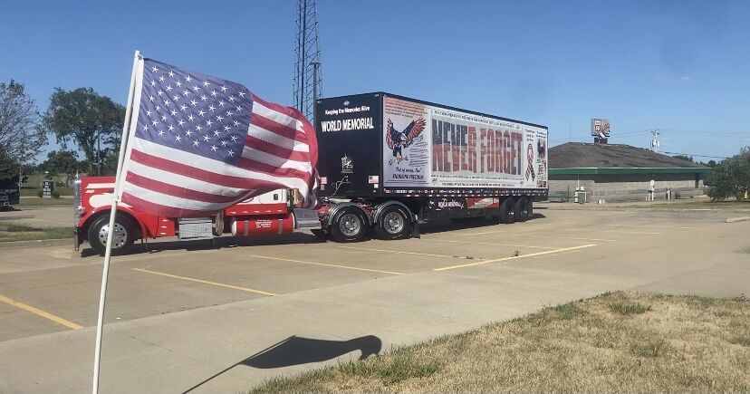 9/11 memorial trailer arrives to Kindgom City for viewing